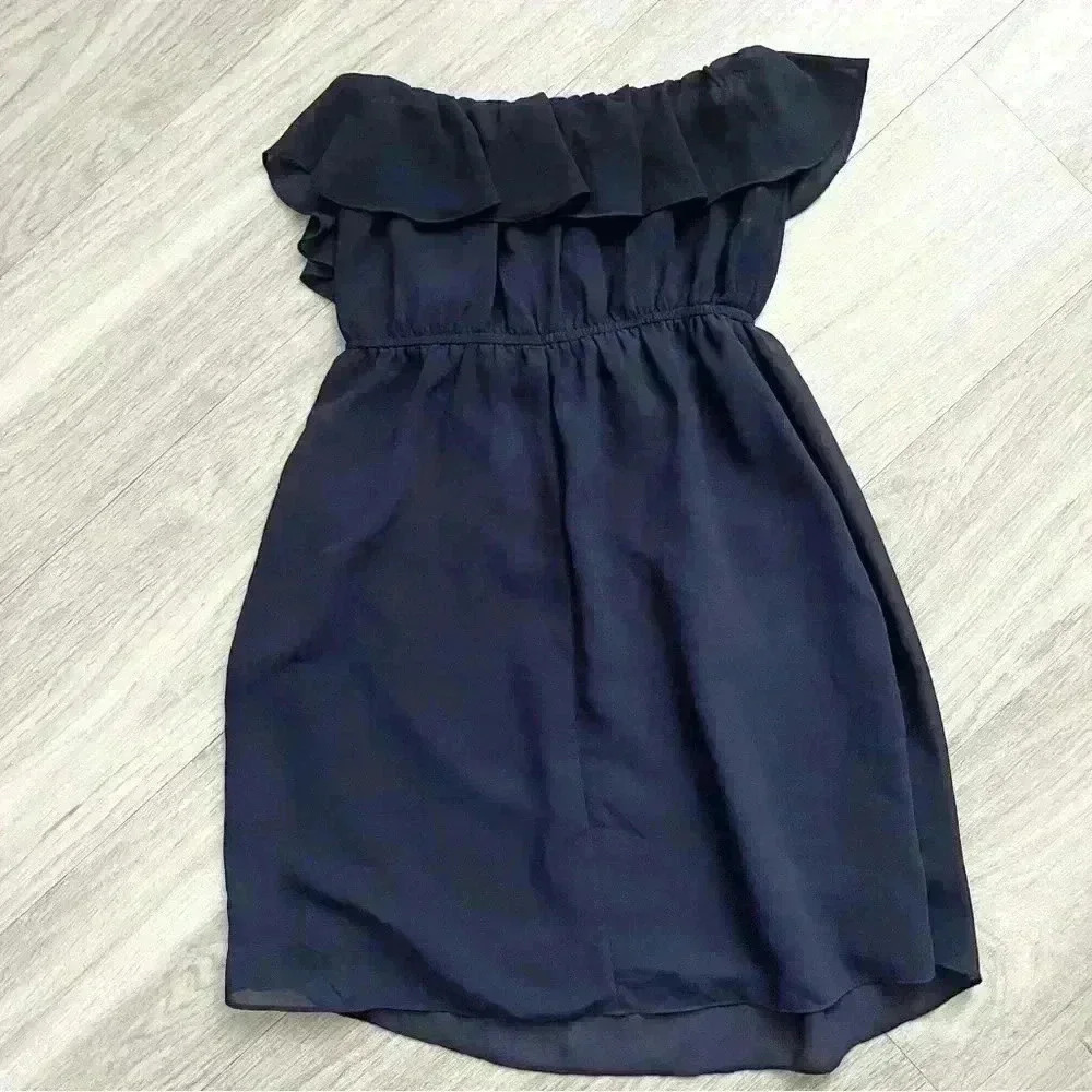 Alythea navy sleeveless mini dress - Picture 3 of 3